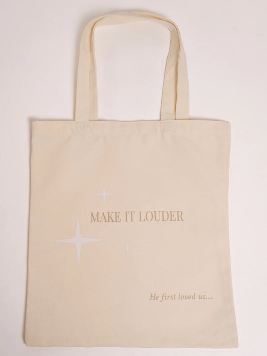 Make It Louder Tote bag